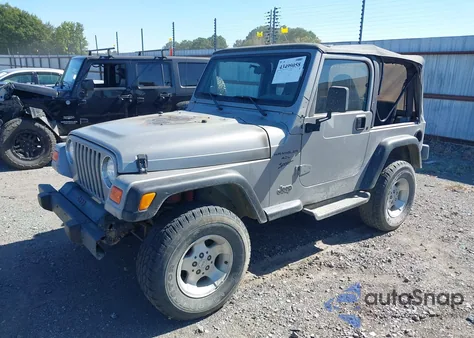 2000 Jeep Wrangler Sport from USA, damaged, VIN 1J4FA49S2YP757952